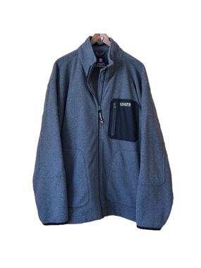 Chaps Men's Size L Heavy Weight Fleece Jacket - Like New